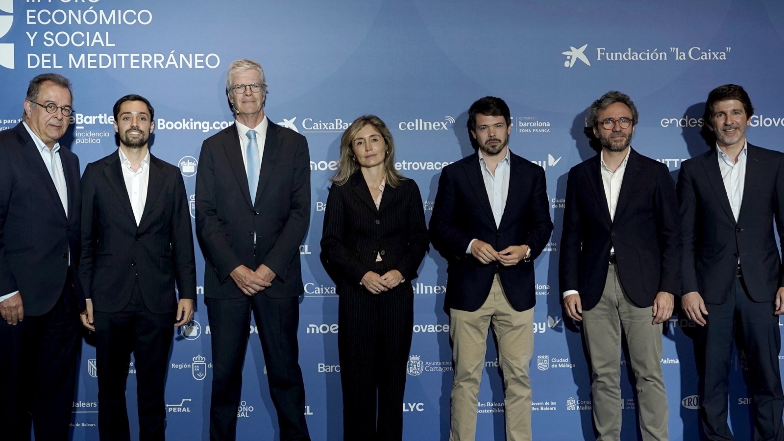 Adrian Jofre bosch y Nacho Corredor participan en la presentacion del Foro del Mediterráneo